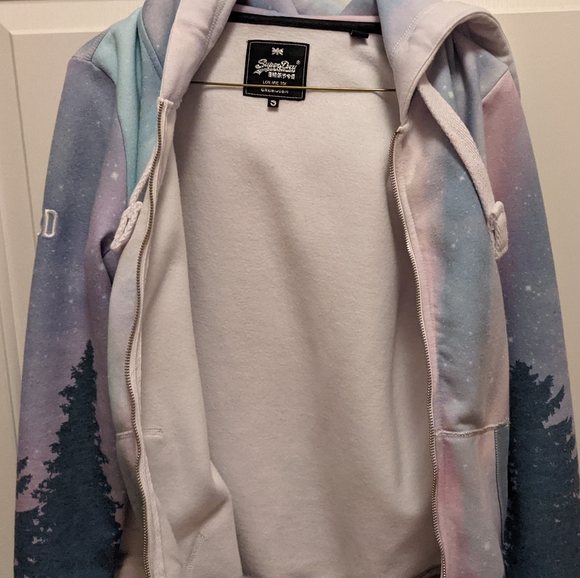SUPERDRY printed night sky hoodie - Picture 6 of 7